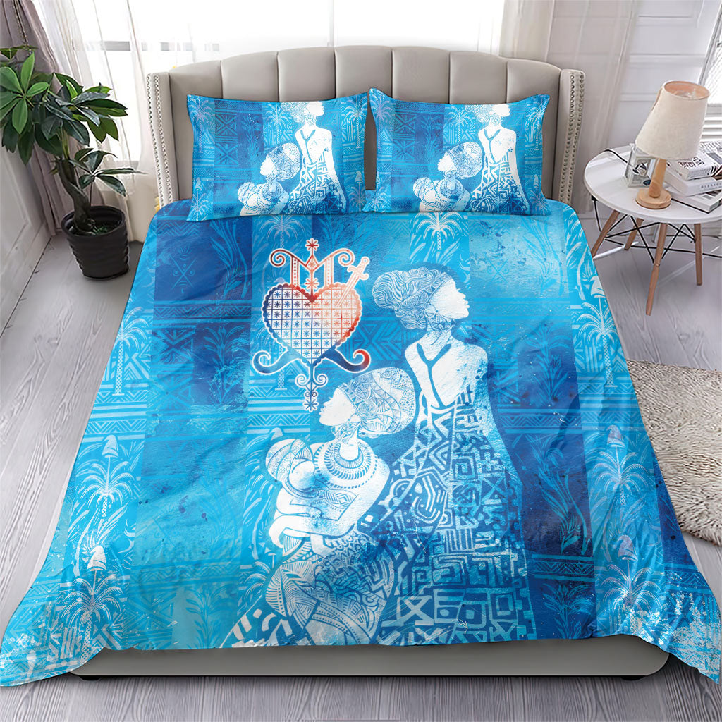 Afro Erzulie Dantor Veve Bedding Set Mother Goddess