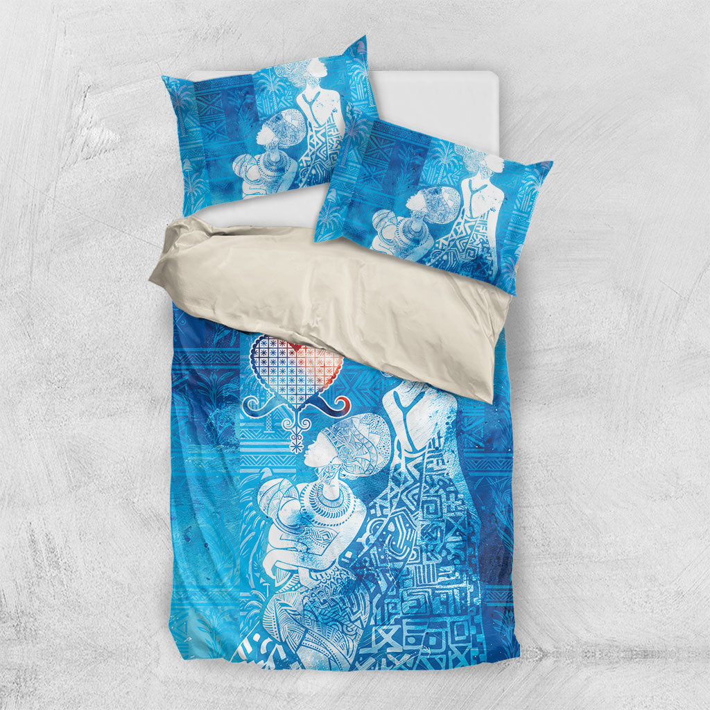 Afro Erzulie Dantor Veve Bedding Set Mother Goddess