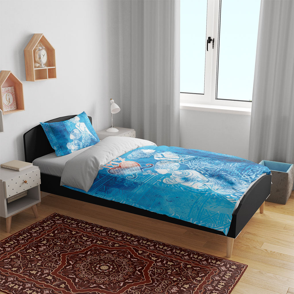 Afro Erzulie Dantor Veve Bedding Set Mother Goddess
