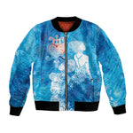 Afro Erzulie Dantor Veve Bomber Jacket Mother Goddess