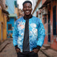 Afro Erzulie Dantor Veve Bomber Jacket Mother Goddess