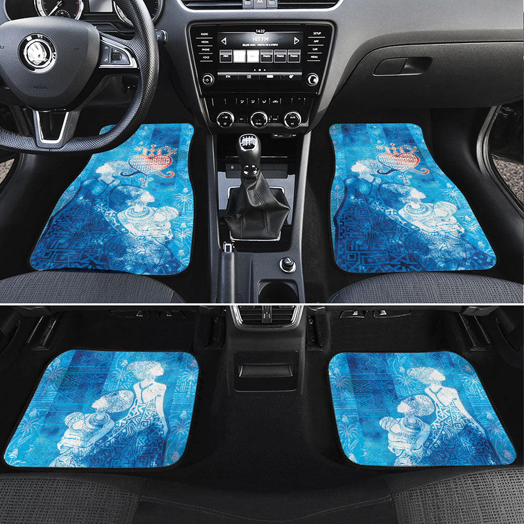 Afro Erzulie Dantor Veve Car Mats Mother Goddess