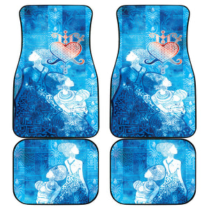 Afro Erzulie Dantor Veve Car Mats Mother Goddess