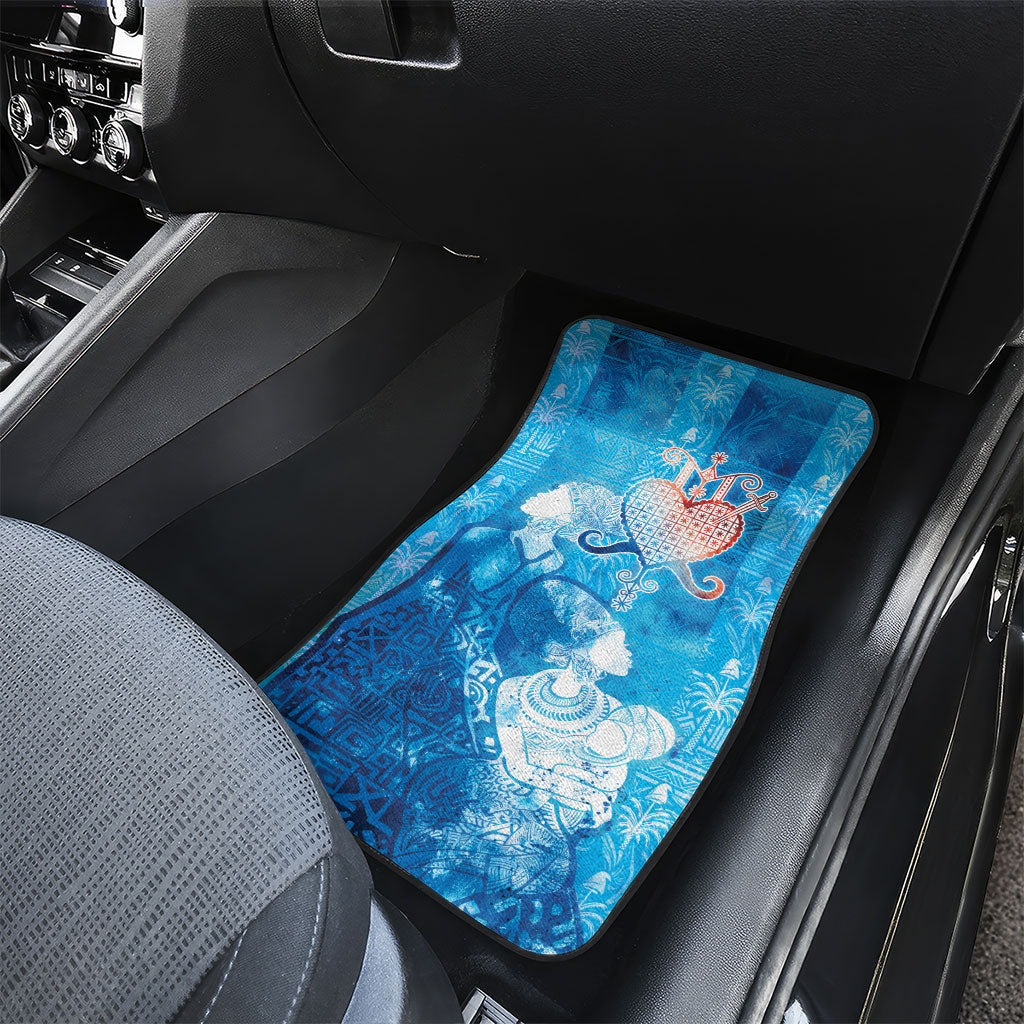 Afro Erzulie Dantor Veve Car Mats Mother Goddess