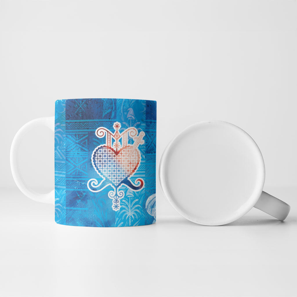 Afro Erzulie Dantor Veve Ceramic Mug Mother Goddess