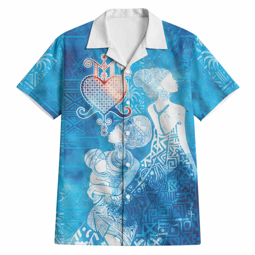 Afro Erzulie Dantor Veve Hawaiian Shirt Mother Goddess