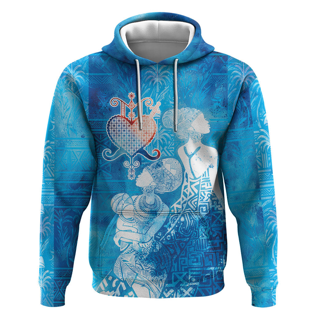 Afro Erzulie Dantor Veve Hoodie Mother Goddess