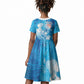 Afro Erzulie Dantor Veve Kid Short Sleeve Dress Mother Goddess