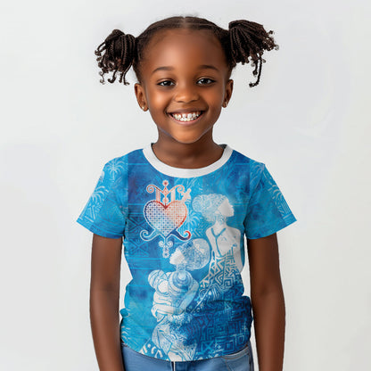 Afro Erzulie Dantor Veve Kid T shirt Mother Goddess