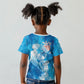 Afro Erzulie Dantor Veve Kid T shirt Mother Goddess