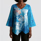 Afro Erzulie Dantor Veve Kimono Sleeve Blouse Mother Goddess