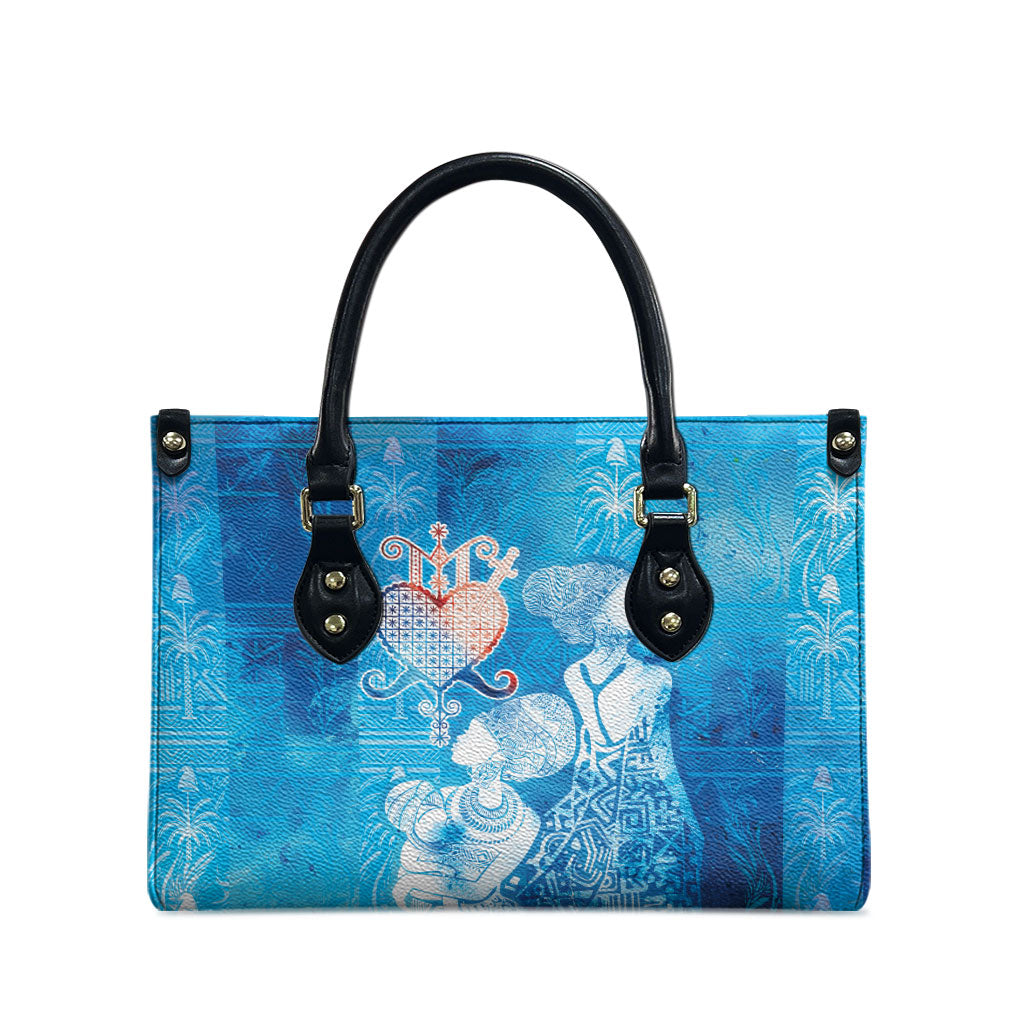 Afro Erzulie Dantor Veve Leather Bag Mother Goddess