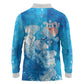 Afro Erzulie Dantor Veve Long Sleeve Polo Shirt Mother Goddess