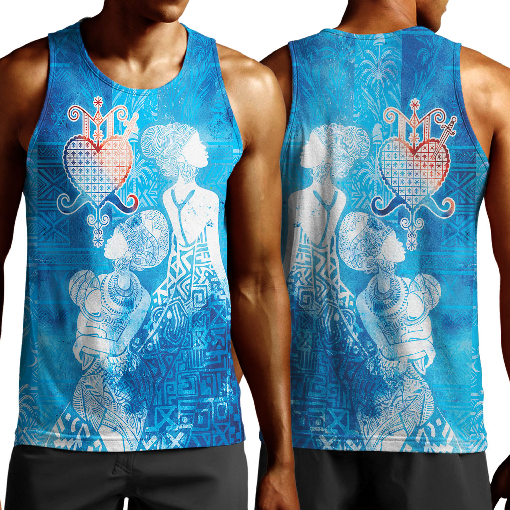 Afro Erzulie Dantor Veve Men Tank Top Mother Goddess