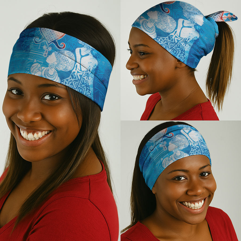 Afro Erzulie Dantor Veve Neck Gaiter Mother Goddess