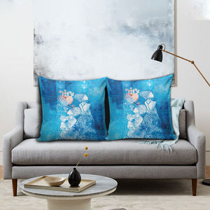 Afro Erzulie Dantor Veve Pillow Cover Mother Goddess