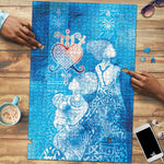 Afro Erzulie Dantor Veve Puzzle Mother Goddess