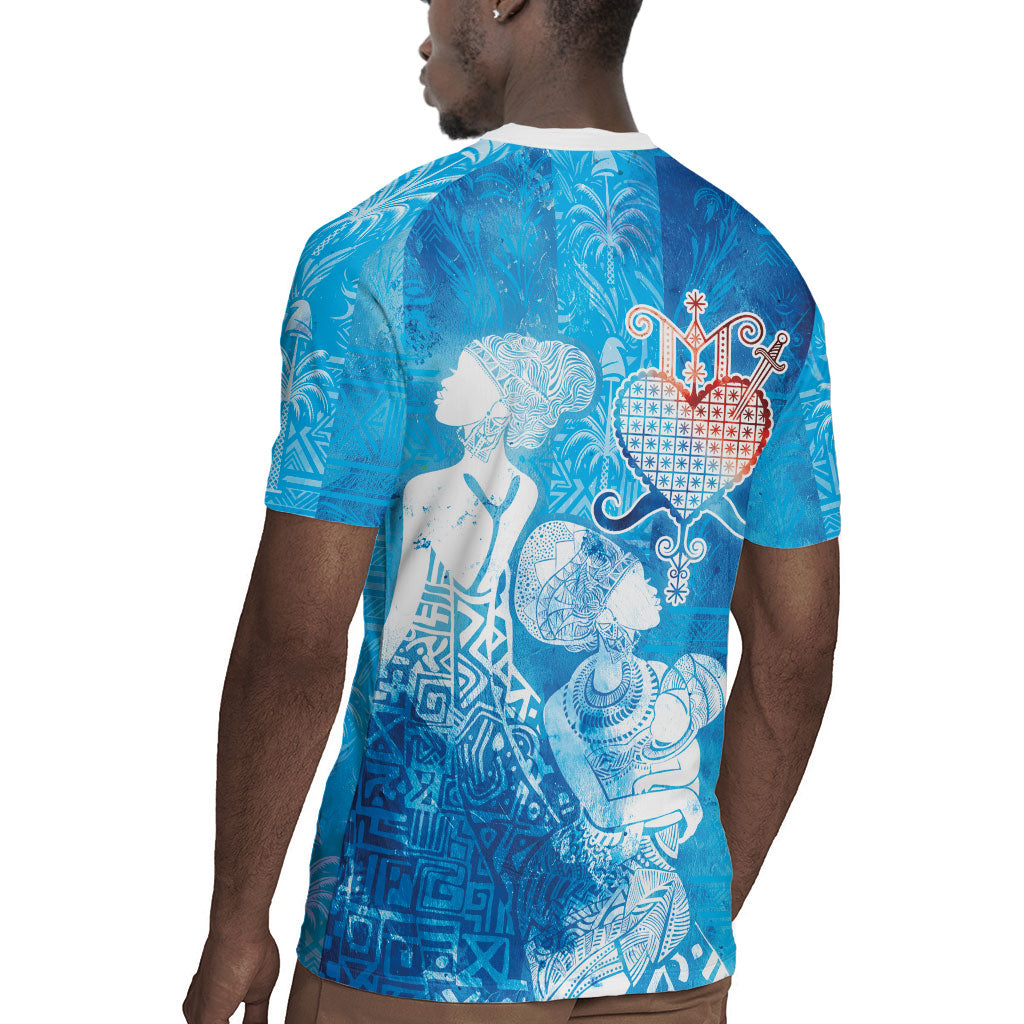 Afro Erzulie Dantor Veve Rugby Jersey Mother Goddess