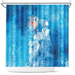 Afro Erzulie Dantor Veve Shower Curtain Mother Goddess