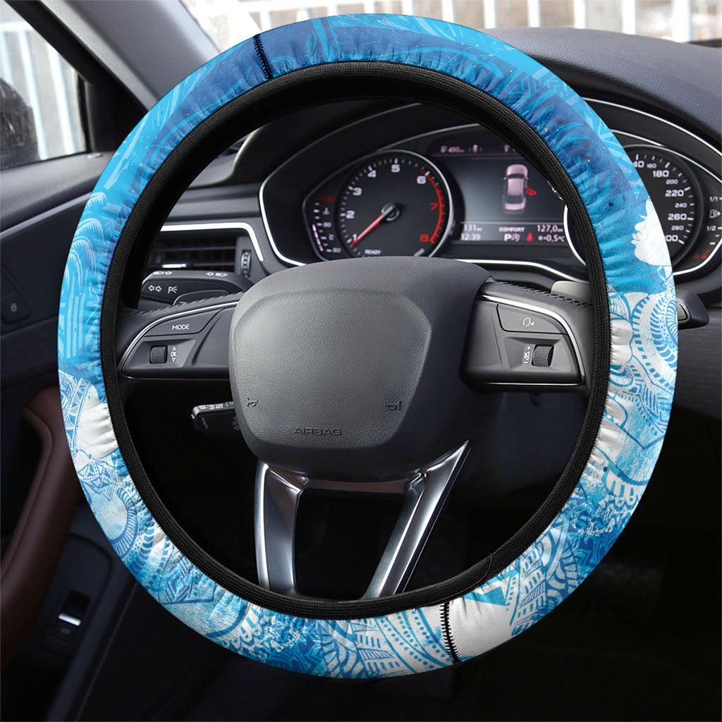 Afro Erzulie Dantor Veve Steering Wheel Cover Mother Goddess