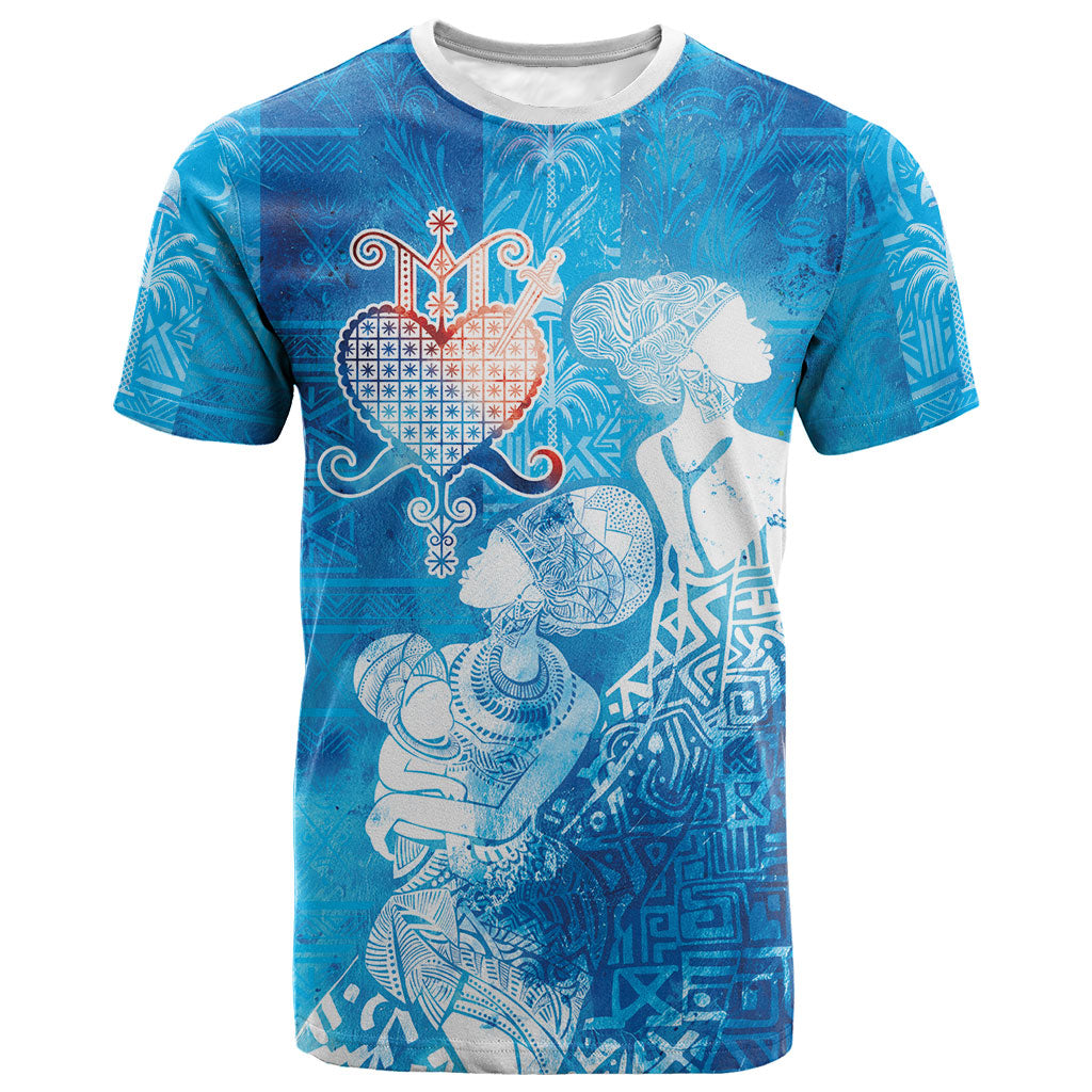 Afro Erzulie Dantor Veve T shirt Mother Goddess