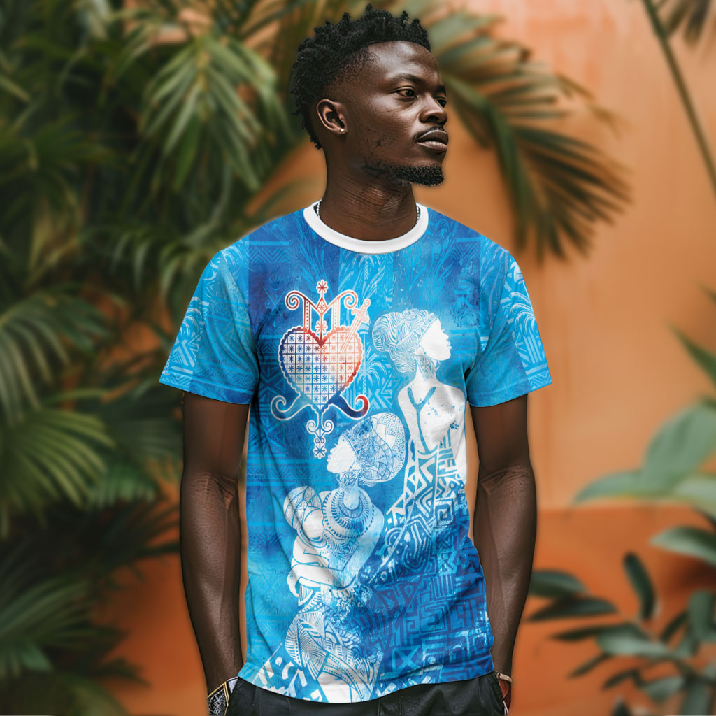 Afro Erzulie Dantor Veve T shirt Mother Goddess