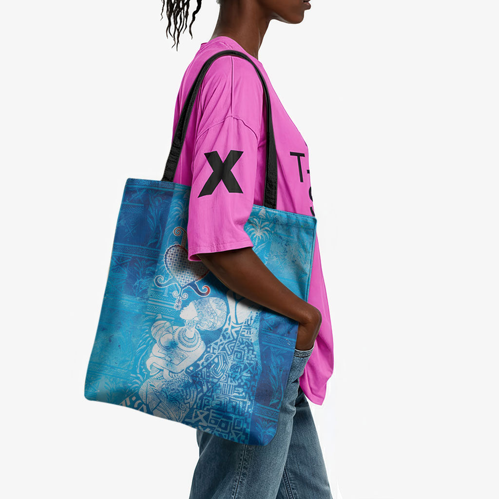 Afro Erzulie Dantor Veve Tote Bag Mother Goddess
