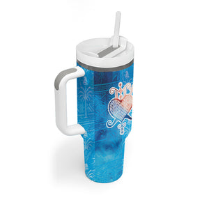 Afro Erzulie Dantor Veve Tumbler With Handle Mother Goddess
