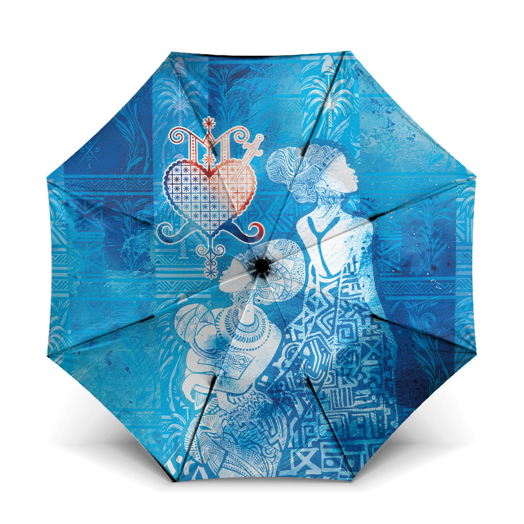 Afro Erzulie Dantor Veve Umbrella Mother Goddess