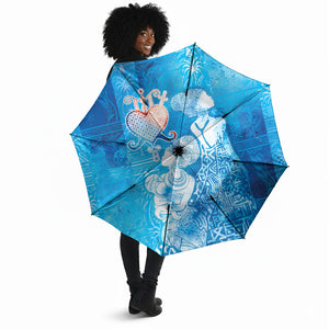 Afro Erzulie Dantor Veve Umbrella Mother Goddess