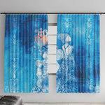 Afro Erzulie Dantor Veve Window Curtain Mother Goddess