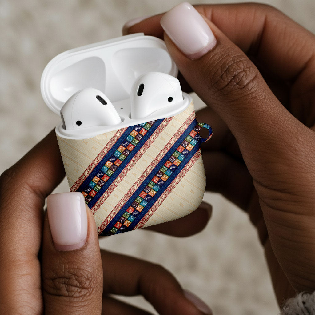 Zimbabwe Heritage AirPods Case Screen Print Animals Motif