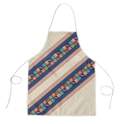 Zimbabwe Heritage Apron Screen Print Animals Motif