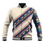 Zimbabwe Heritage Baseball Jacket Screen Print Animals Motif