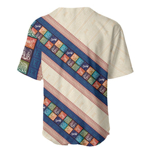 Zimbabwe Heritage Baseball Jersey Screen Print Animals Motif