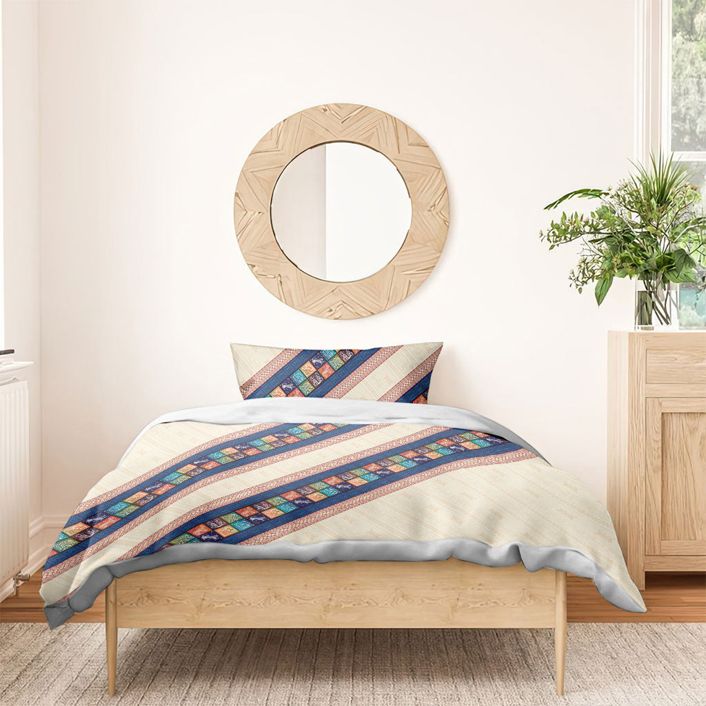 Zimbabwe Heritage Bedding Set Screen Print Animals Motif