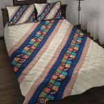 Zimbabwe Heritage Quilt Bed Set Screen Print Animals Motif