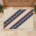 Zimbabwe Heritage Rubber Doormat Screen Print Animals Motif