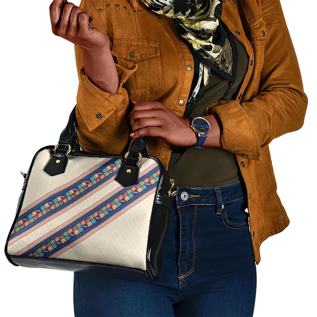 Zimbabwe Heritage Shoulder Handbag Screen Print Animals Motif
