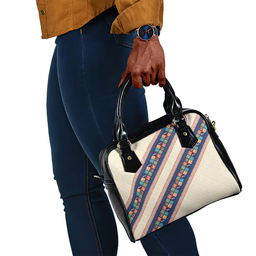 Zimbabwe Heritage Shoulder Handbag Screen Print Animals Motif