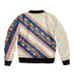 Zimbabwe Heritage Sleeve Zip Bomber Jacket Screen Print Animals Motif