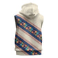 Zimbabwe Heritage Sleeveless Hoodie Screen Print Animals Motif