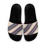 Zimbabwe Heritage Slide Sandals Screen Print Animals Motif