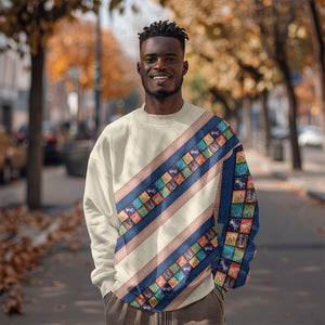Zimbabwe Heritage Sweatshirt Screen Print Animals Motif
