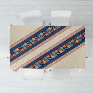 Zimbabwe Heritage Tablecloth Screen Print Animals Motif