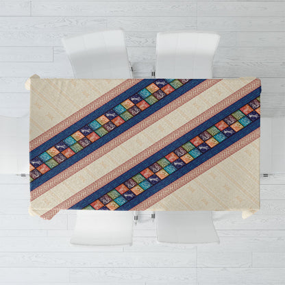 Zimbabwe Heritage Tablecloth Screen Print Animals Motif