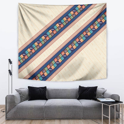 Zimbabwe Heritage Tapestry Screen Print Animals Motif