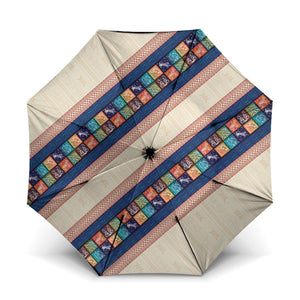 Zimbabwe Heritage Umbrella Screen Print Animals Motif