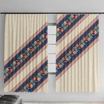 Zimbabwe Heritage Window Curtain Screen Print Animals Motif