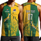 South Africa - Australia Rugby Custom Indigenous Motifs Men Tank Top Bokke Vs Wallabies